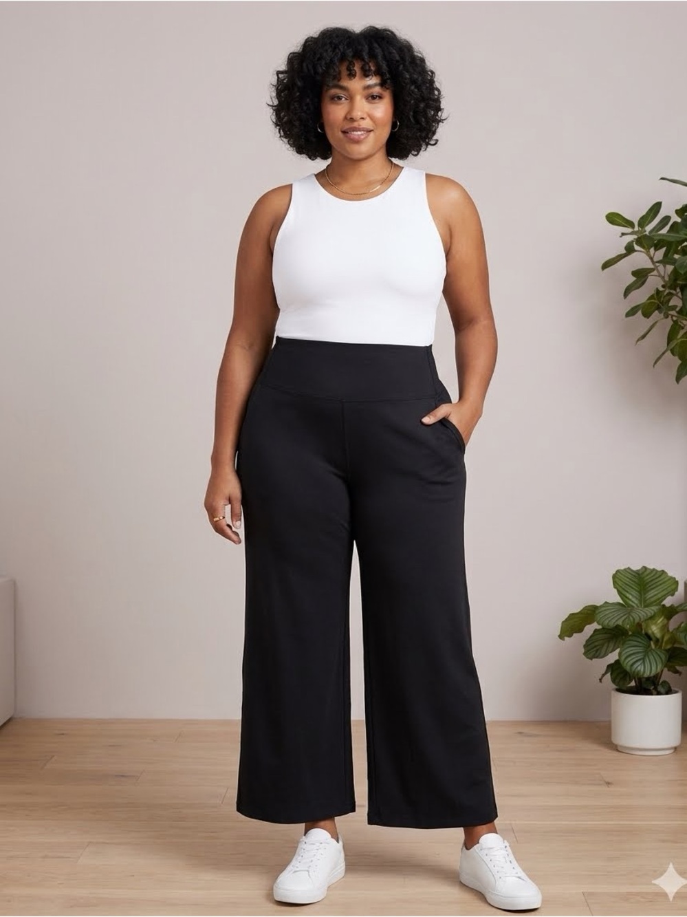 Zella Black High waist pants- small